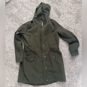 Levi's Dark Green Hooded Utility Jacket